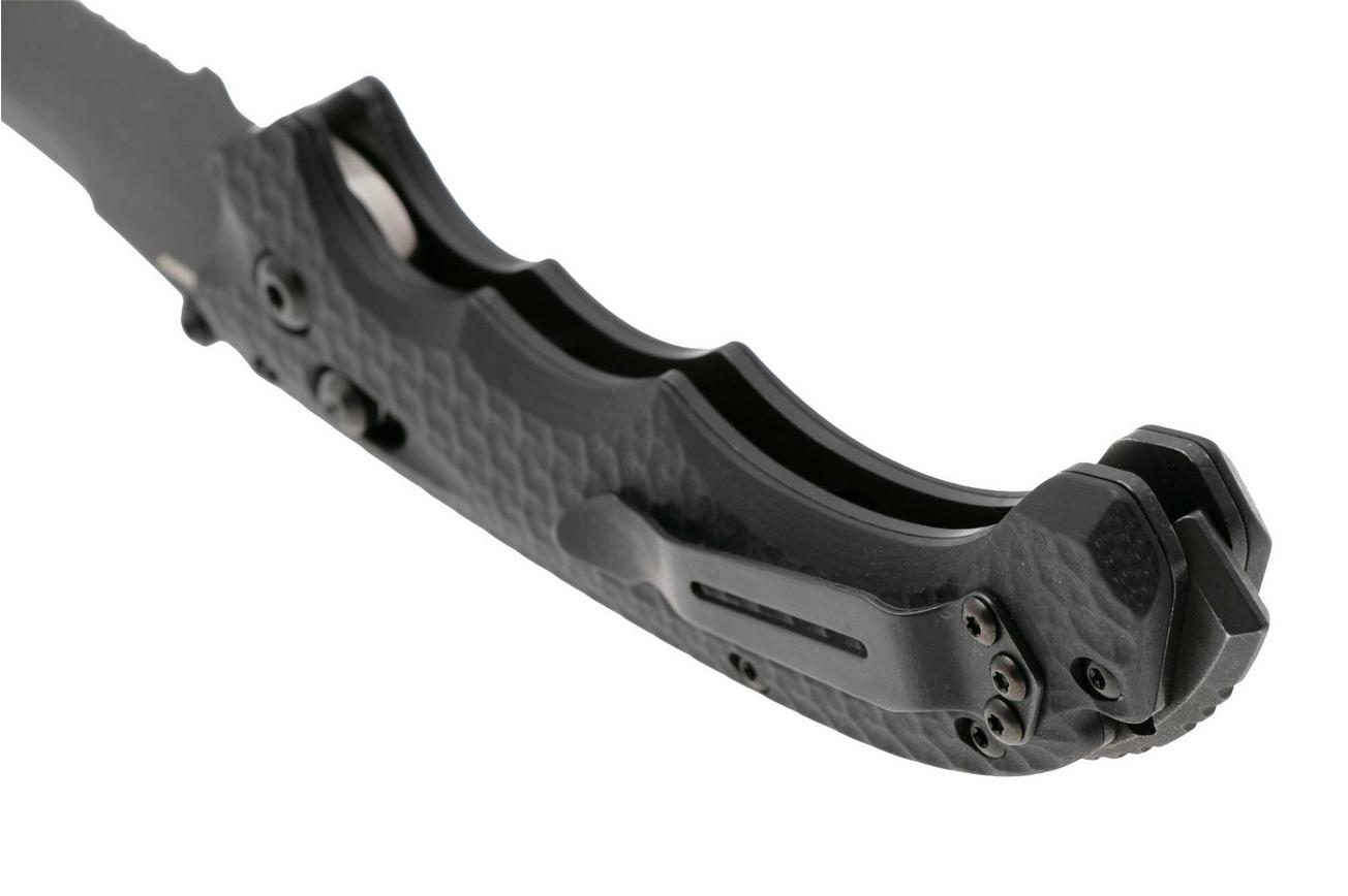 Benchmade Mini Bedlam 865SBK Black Cerakote CPM S90V, Black G10, Serrated zakmes
