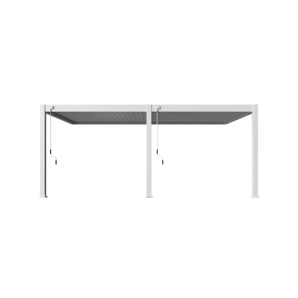 Orion Deluxe overkapping muur 400 x 600 cm wit