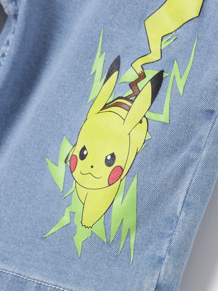 Bermuda jeans Pikachu Pokémon™ - Indigo