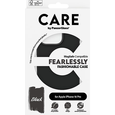 PanzerGlass iPhone 16 Pro cover - sort
