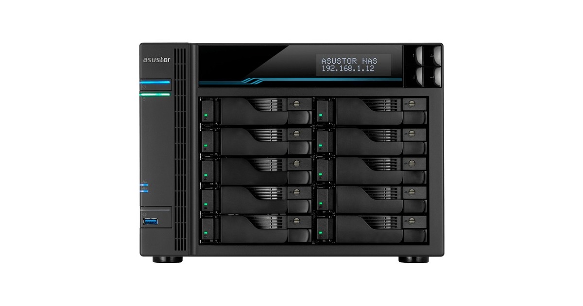AsustorLockerstor 10 Pro AS7110T nas  (Zwart)