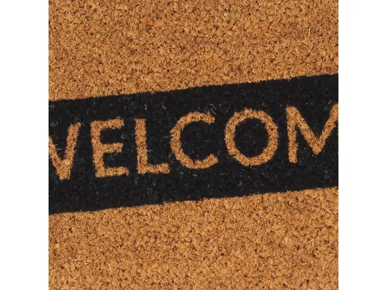 Tapis de porte naturel 45x75 cm fibre de coco touffeté