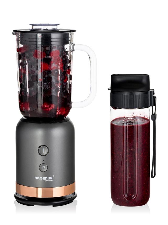 Vielseitiger Mixer mit Glasbehälter & To-Go-Becher