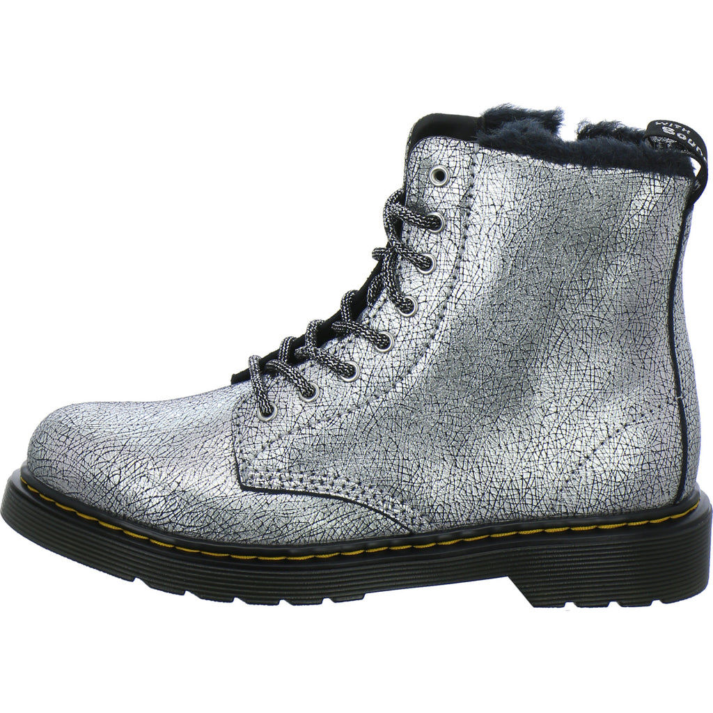 Dr. Martens Winterschuhe Mädchen 1460 Serena Junior Silber