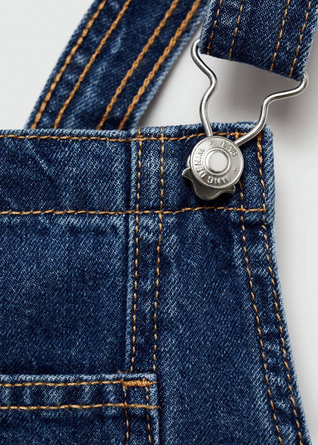 Mango Kids overgooier changeant blauw