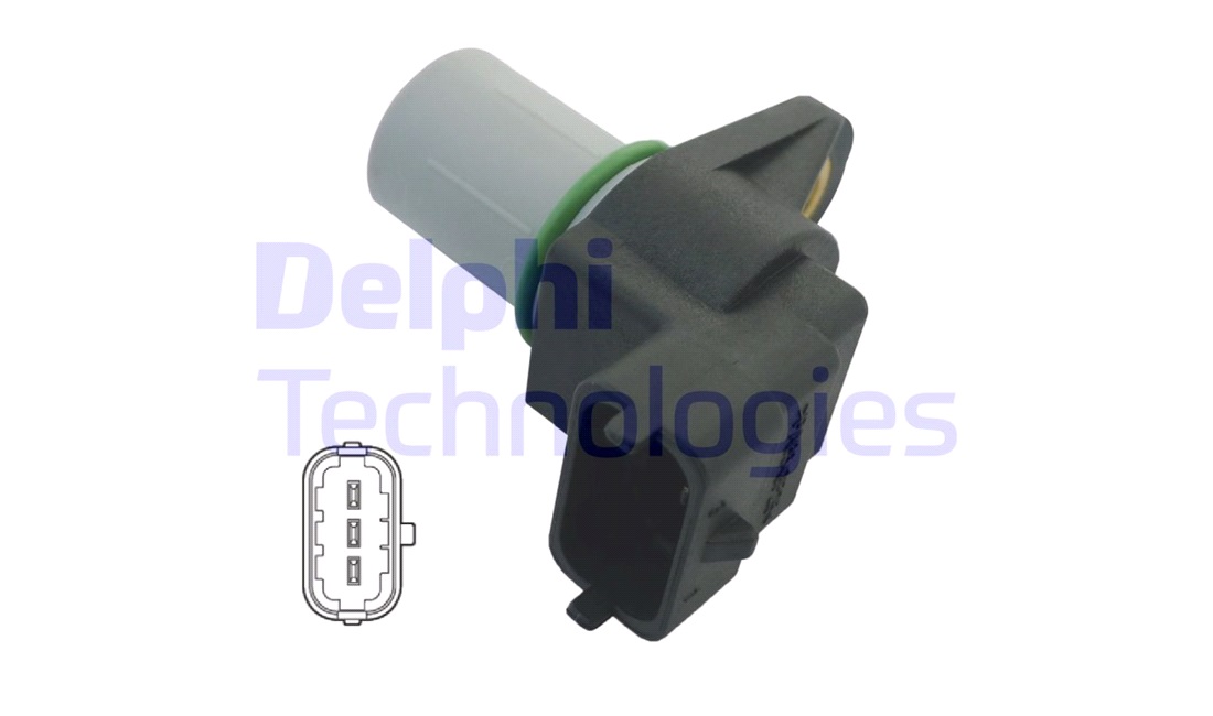 Sensor, knastakselposition