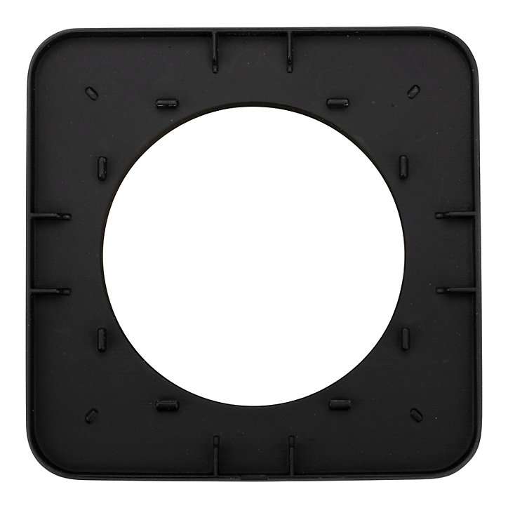 Plaque de finition simple Jacobsen Espen bois noir