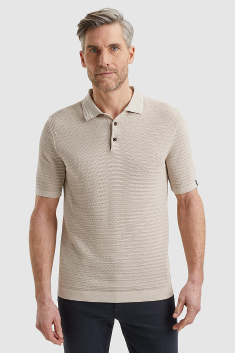 Vanguard beige heren polo