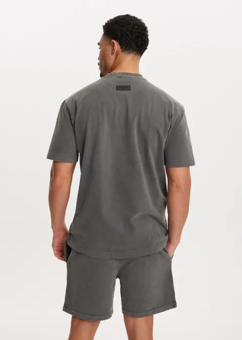 Oversized t-shirt atelier antraciet (ANTRA)