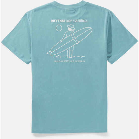 Rhythm Lull Ss T-Shirt Mineral blue Men FA24