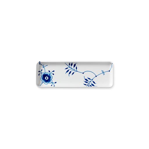 Royal Copenhagen Blå Mega Riflet Tapasfad, 12,5x36 cm