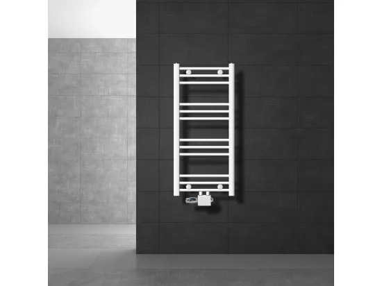 Radiateur Design Sahara Non Electrique, 400 x 800 mm, Blanc, Connexion Central