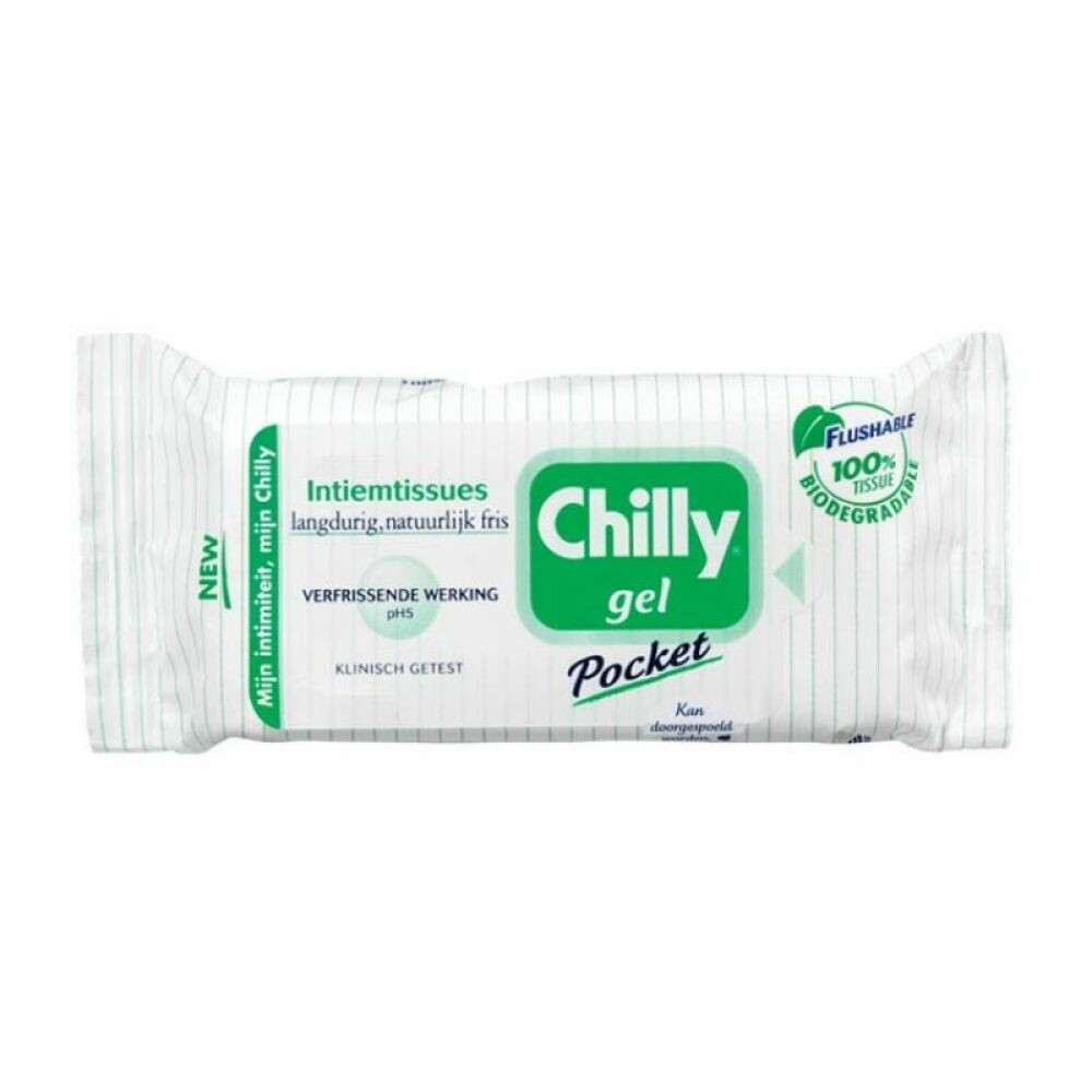 Chilly Pocket Intiemtissues Doekjes Gel & Fresh12 stuks