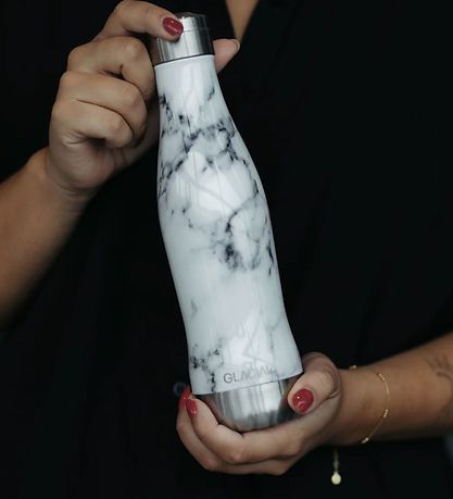 Glacial Thermoflasche - 400 ml - White Marble