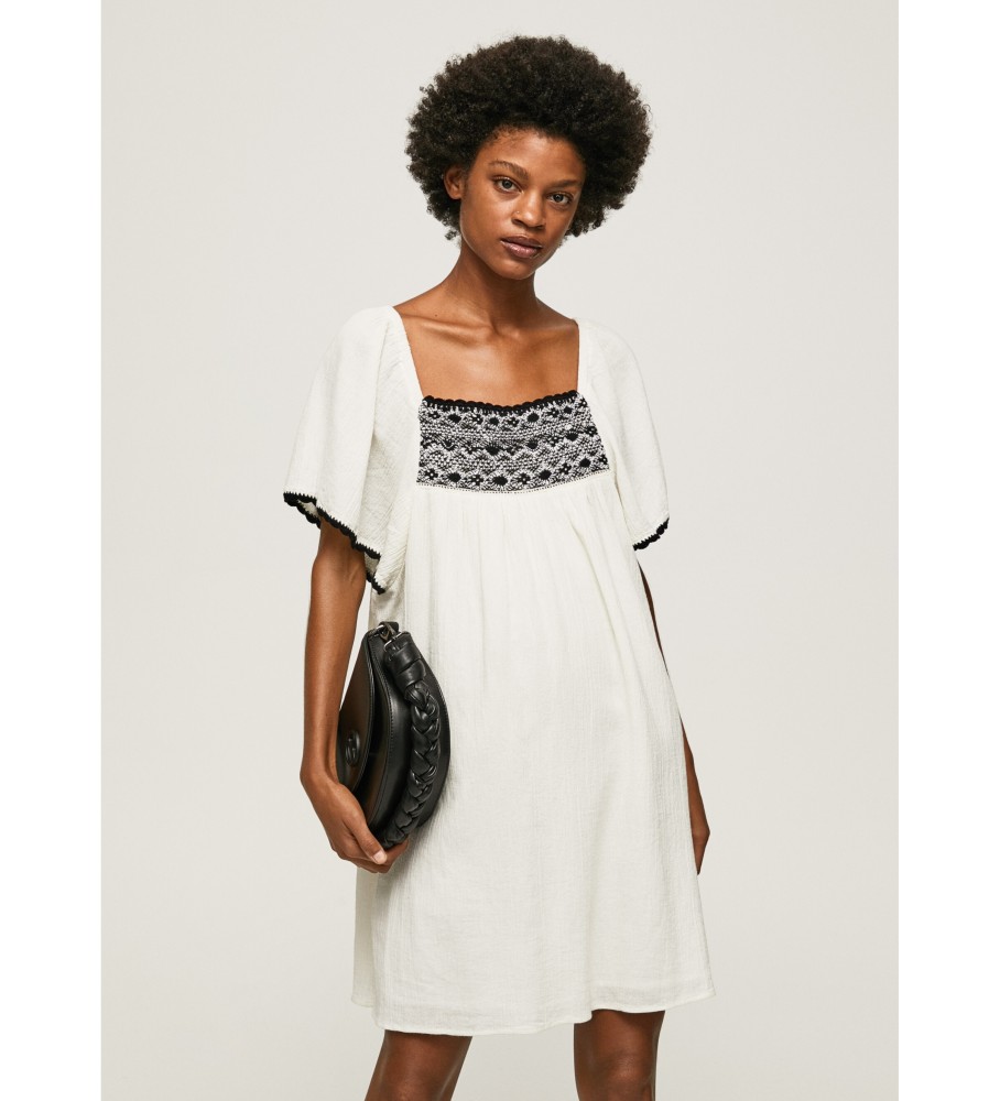 Vestido branco Pepe Jeans Aliba
