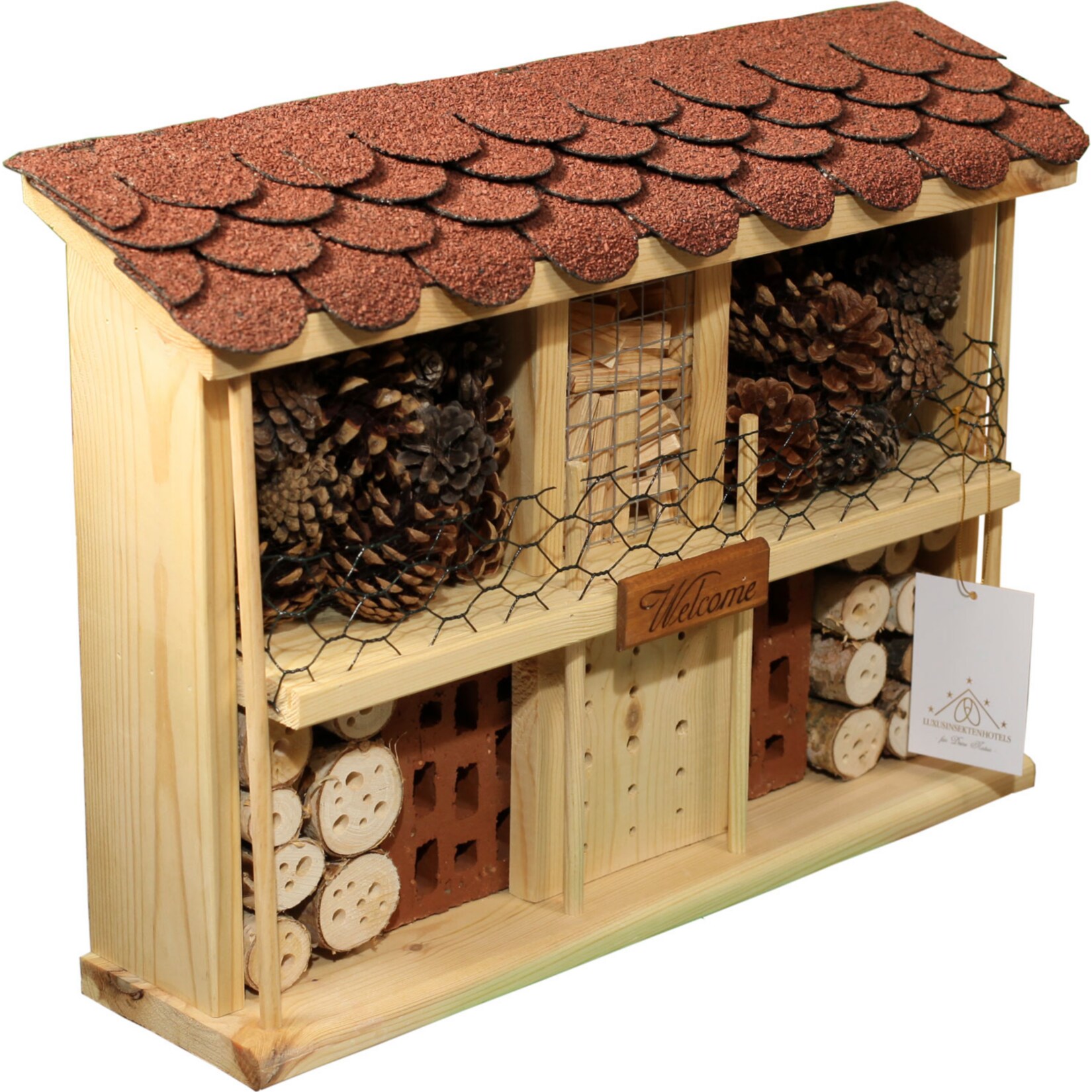 Dobar Landhaus Komfort Bausatz für Insektenhotel