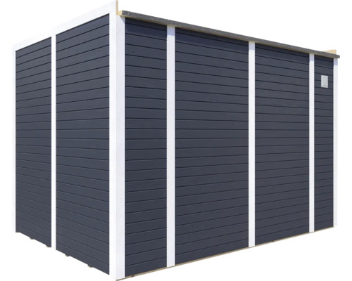 Cubo 3 tuinhuis met vloer, 337 x 240 cm, antraciet