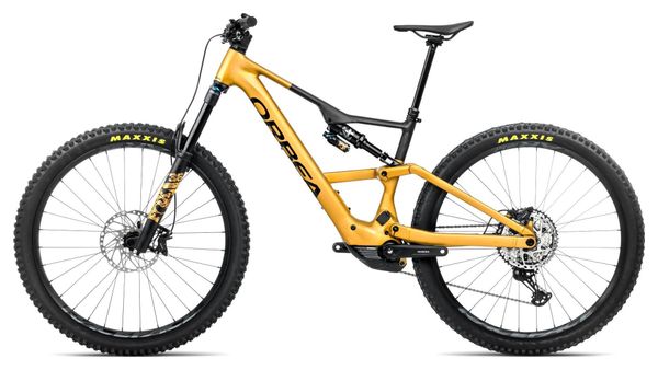 VTT Électrique Tout-Suspendu Orbea Rise LT H10 Shimano Deore XT/SLX 12V 630 Wh 29'' Jaune Bumblebee Noir 2025