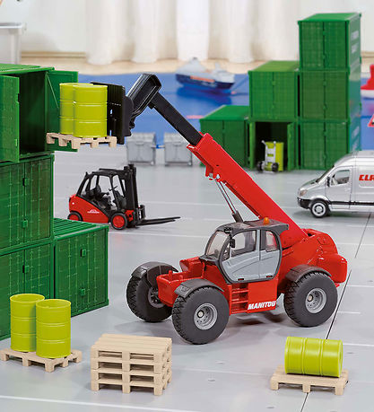 Siku Teleskoplader - 1:50 - Manitou Mht 10230 Telehandler - Rot