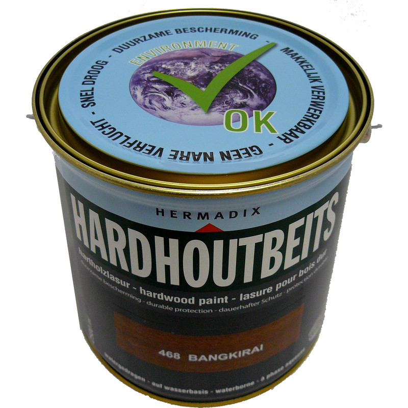 Hermadix hardhoutbeits 2,5L bangkirai