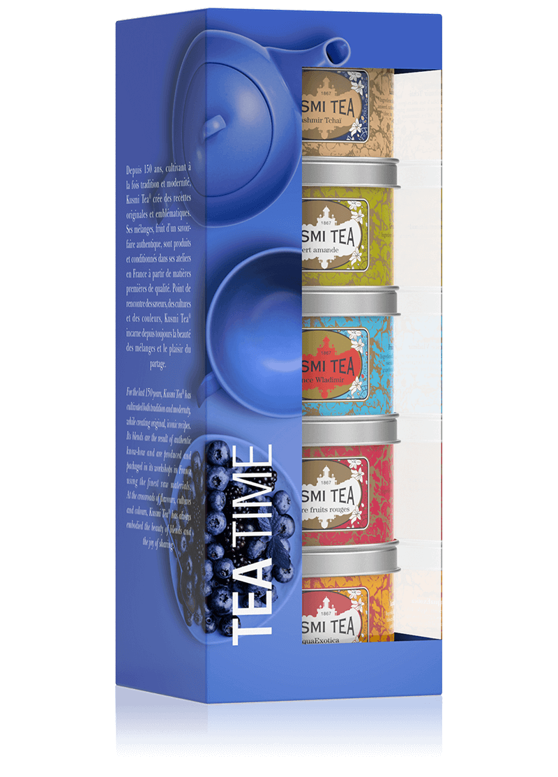 Coffret Tea Time-Thé noir et vert en vrac
