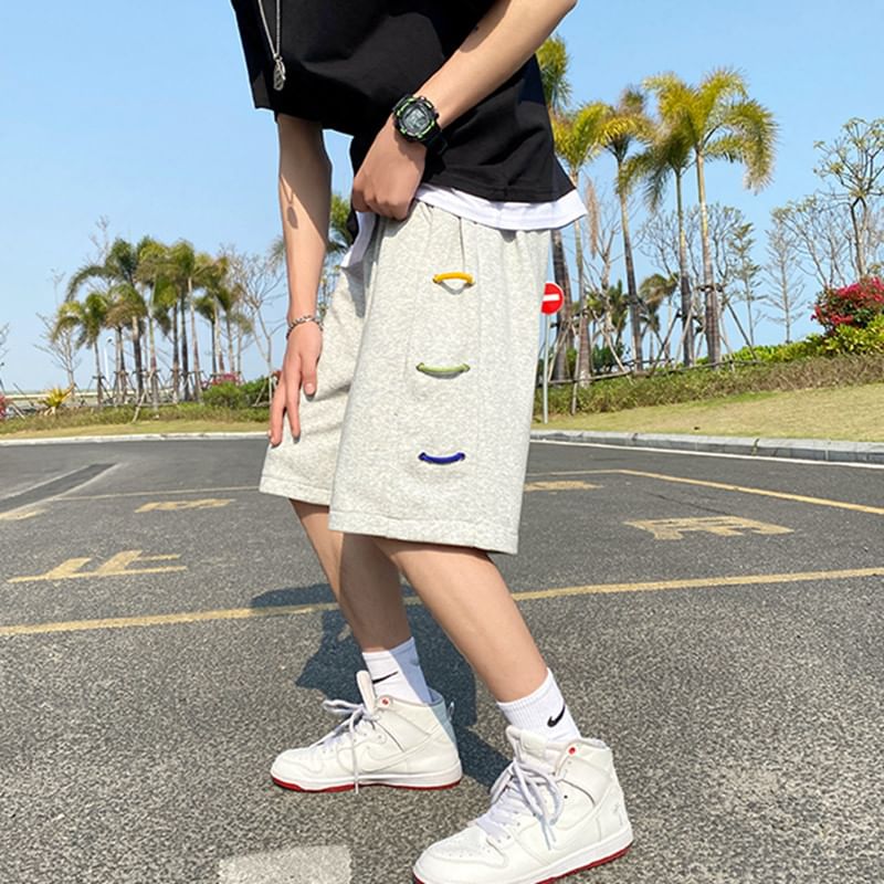 Acrius - Hoge taille wijde joggingbroek