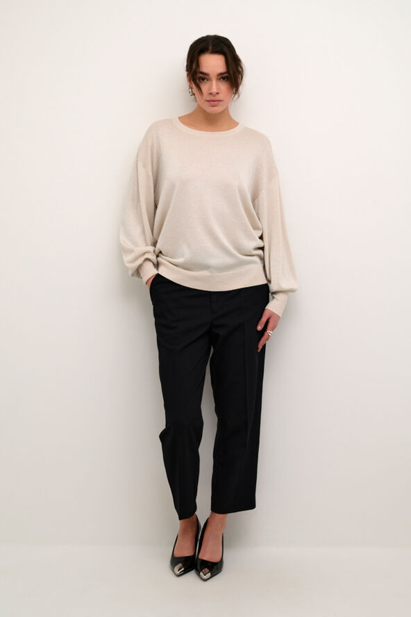 Kaffe KAregina O-neck Knit Sand dollar