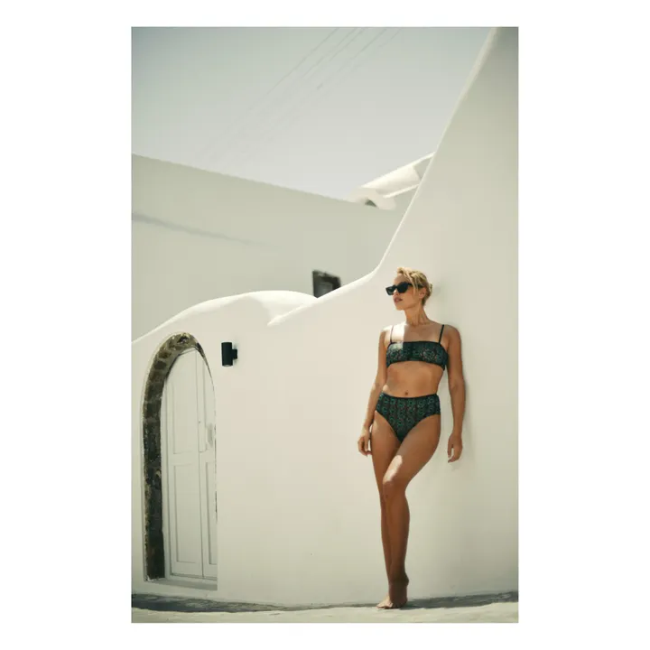 La Nouvelle Shorty Mahi Dentelle Métallisée | Noir