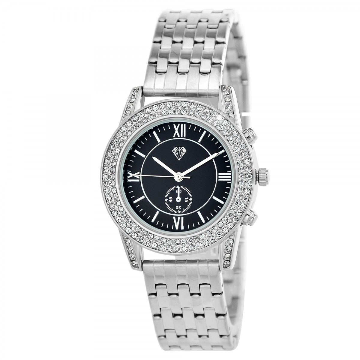 Montre Elyssa élégante ornée de Cristaux scintillants SC Crystal