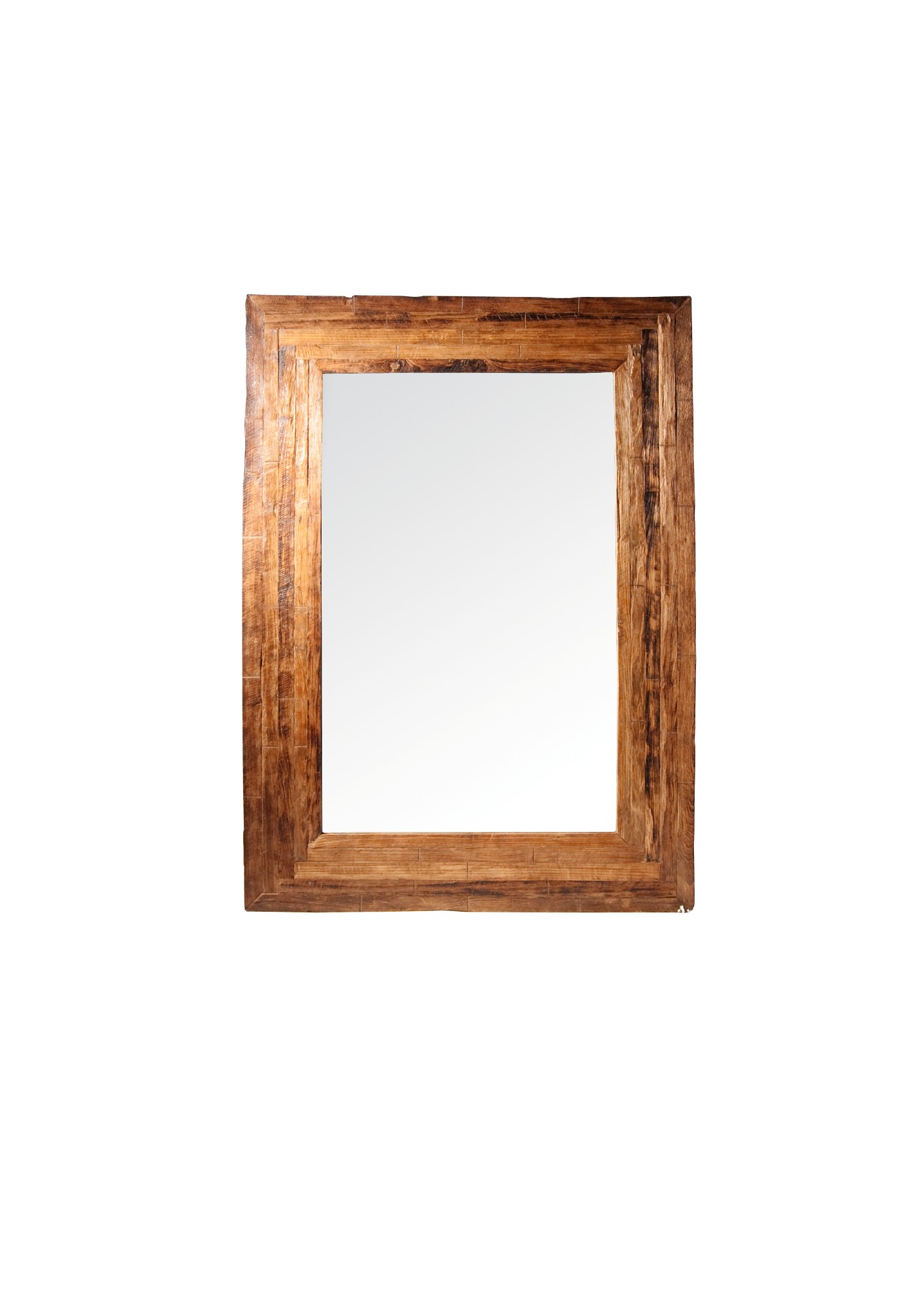 Spiegel Leimholzoptik, natur, T 3 cm, B 110 cm, H 160 cm von fischer's lagerhaus