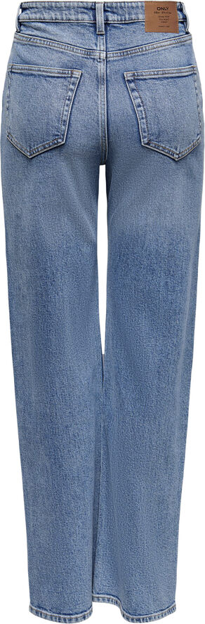 ONLY ONLJUICY LIFE HW WIDE LEG NOOS Medium blue denim/nas365