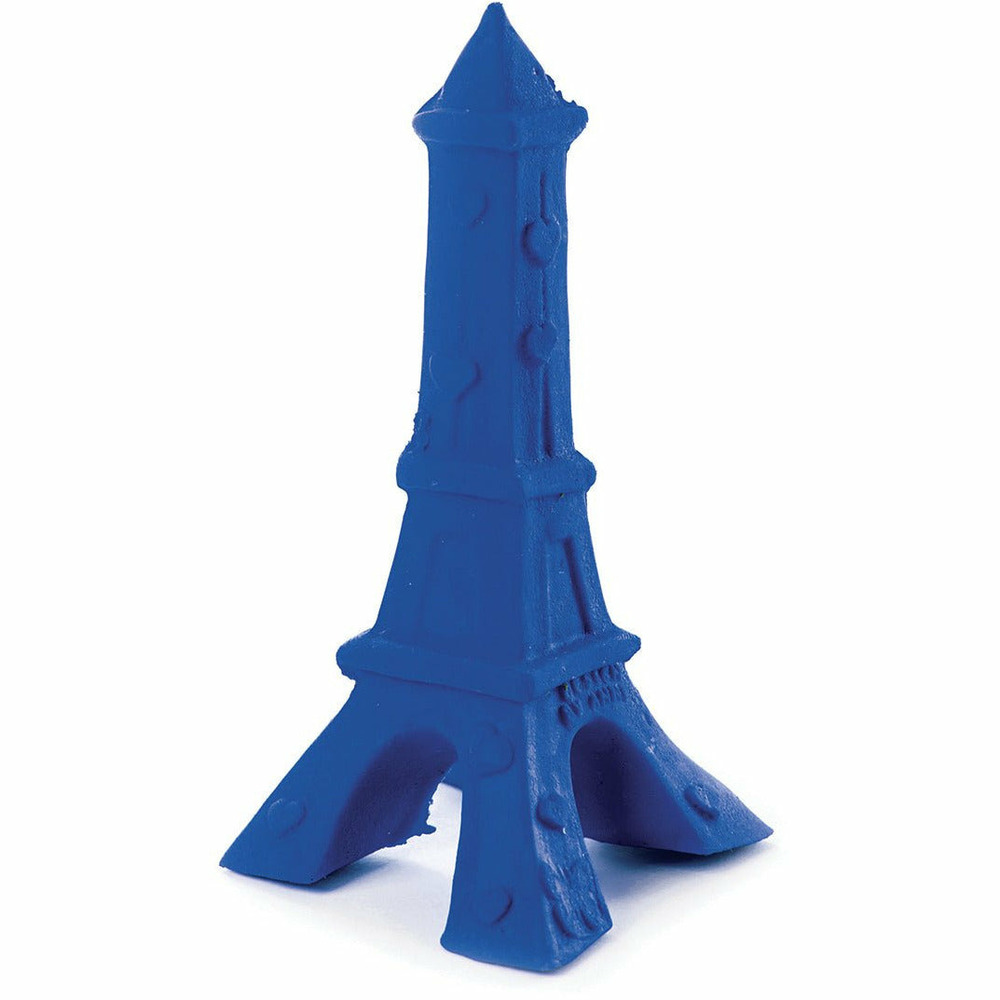 Tour eiffel sonore pour chiens jouet en latex naturel