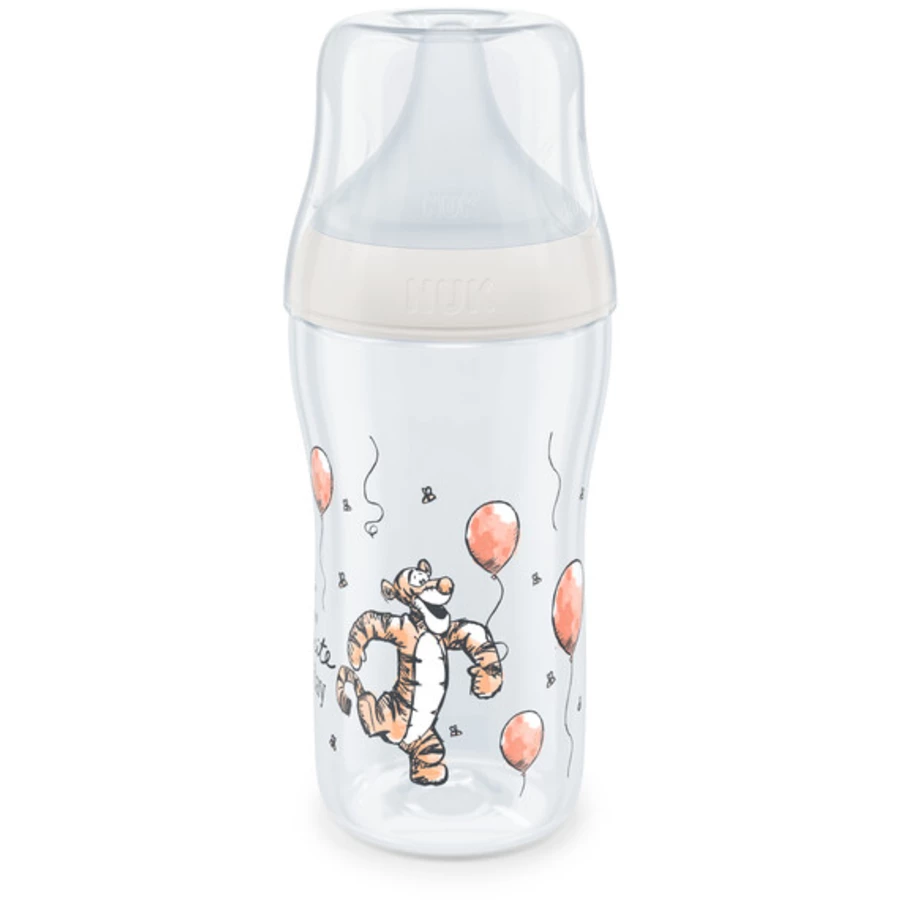NUK Babyflasche Perfect Match  Winnie Puuh, mit Temperature Control 260ml ab 3 Monate in beige