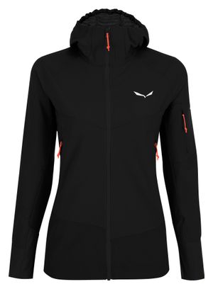 Veste Softshell Femme Salewa Agner Durastretch Noir
