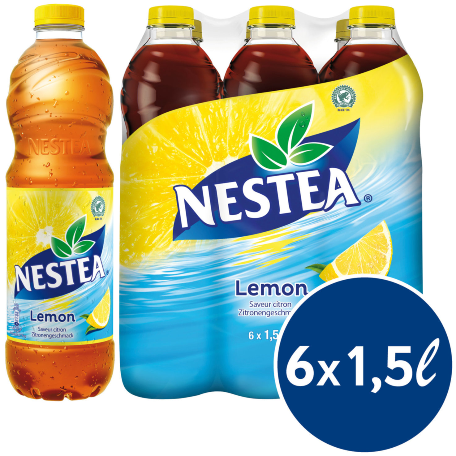 Nestea Schwarz Zitrone 6x1,5l