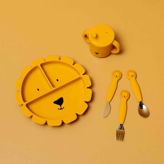 Couverts 3 pièces en silicone   Mr. Lion        de               Trixie
