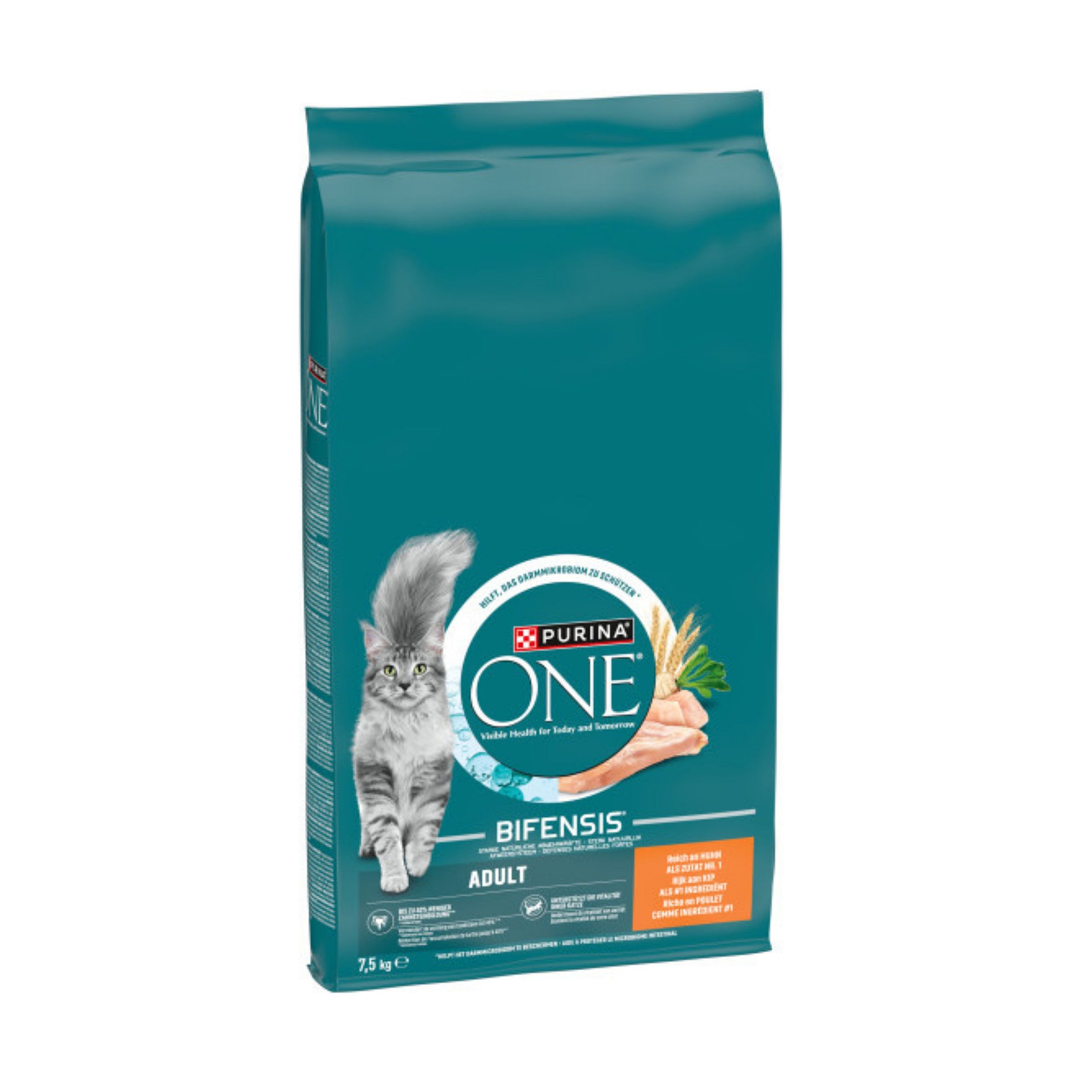 Purina One Adult Kat | 7,5 kg kip & volkoren granen  | 15837.2