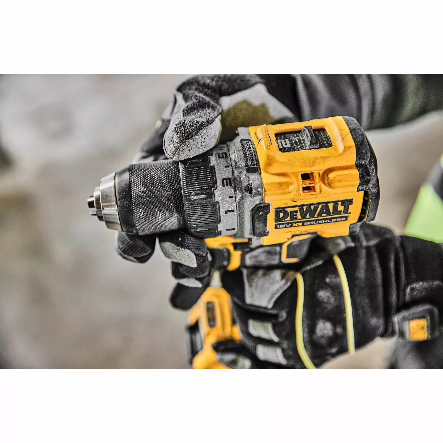 DeWALT DCD800E2T-QW 18V XR Li-ion Accu klopboormachine set (2x PowerStack) in TSTAK koffer