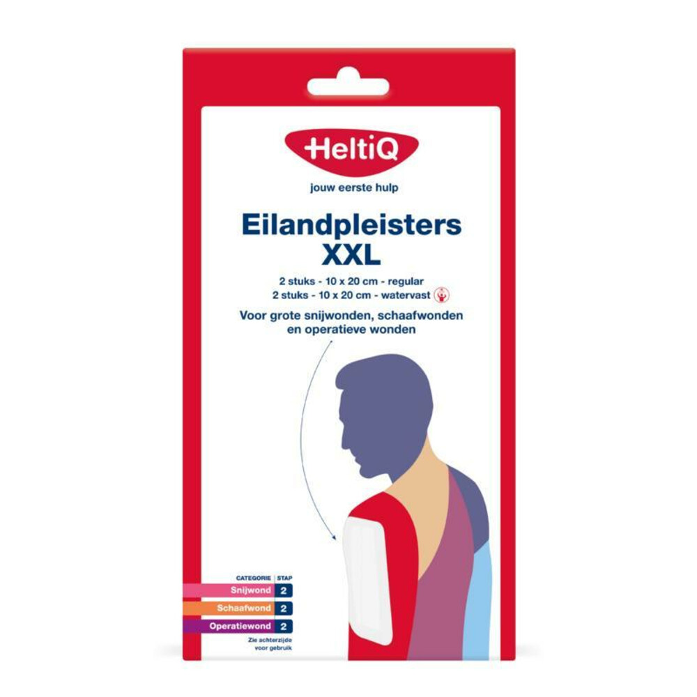 HeltiQ Eilandpleister XXL4 stuks