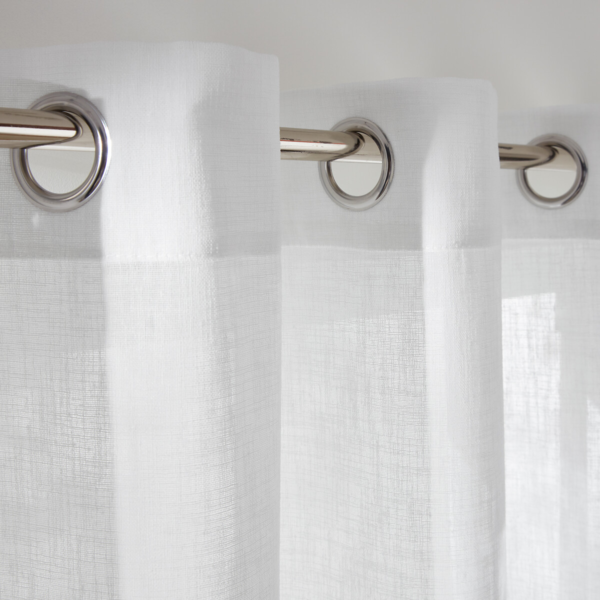 LA REDOUTE INTERIEURS<br>Cortina de vidro, ampla, com ilhós, Nyong