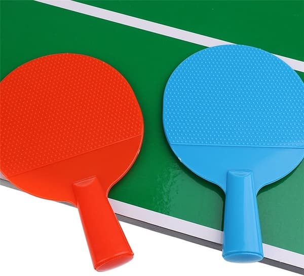 Liten pingpong-bord med tilbehør