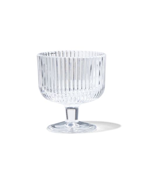 verre apéritif Bergen rayure relief 70ml