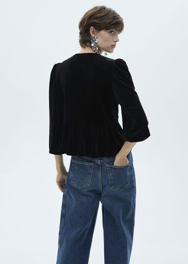 MANGO SHIRT. -- XARANJA Black
