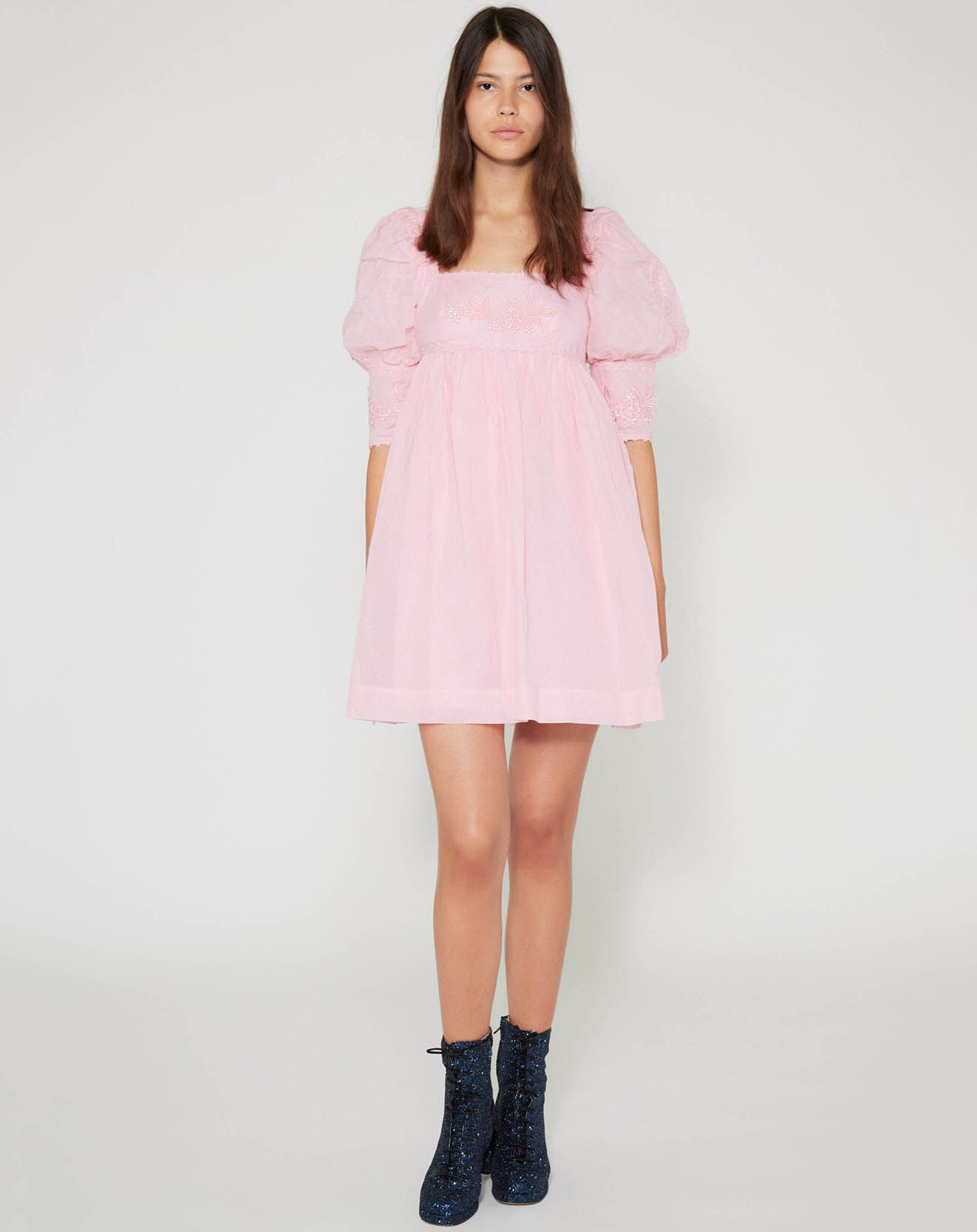 Manoush Robe Babydoll Bridgerton rose poudre