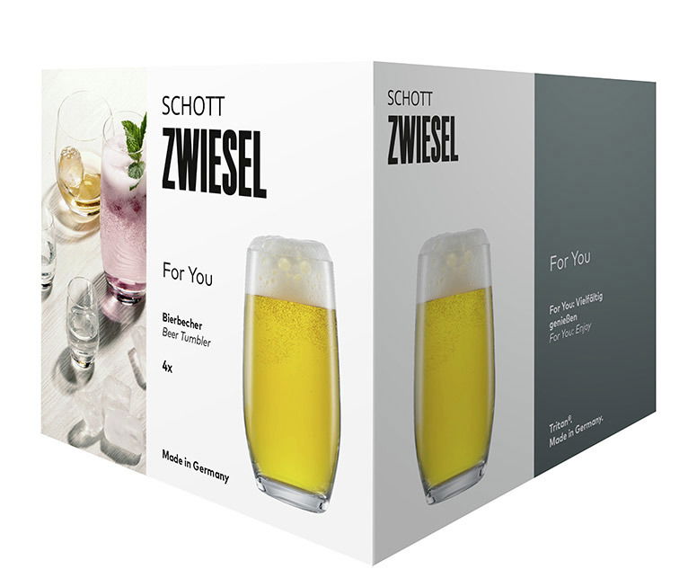 SCHOTT ZWIESEL Bierglas-Set 4-tlg For You