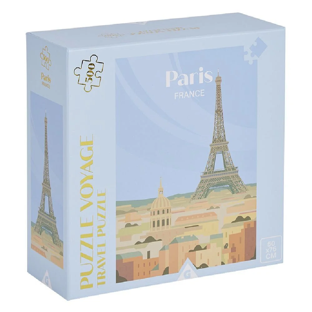 Puzzle voyage Paris France 500 pièces 50x70cm