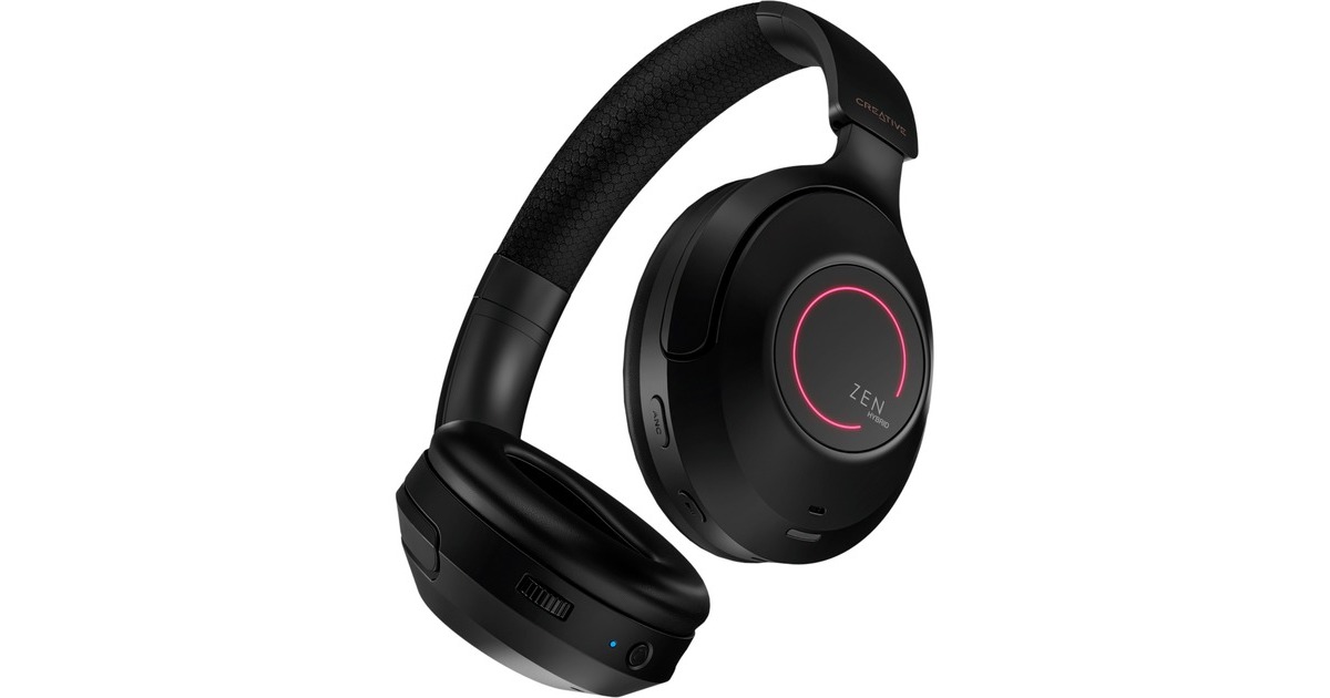 CreativeZen Hybrid Pro over-ear gaming headset  (Zwart, Bluetooth  5.3)