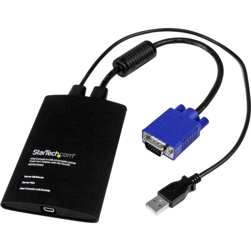 StarTech.com Adaptateur Crash Cart USB - Adaptateur Crash Cart KVM USB pour Ordinateur Portable - Crash Cart de Salle de Serveurs - Datacenter Crash Cart - Crash Cart Informatique