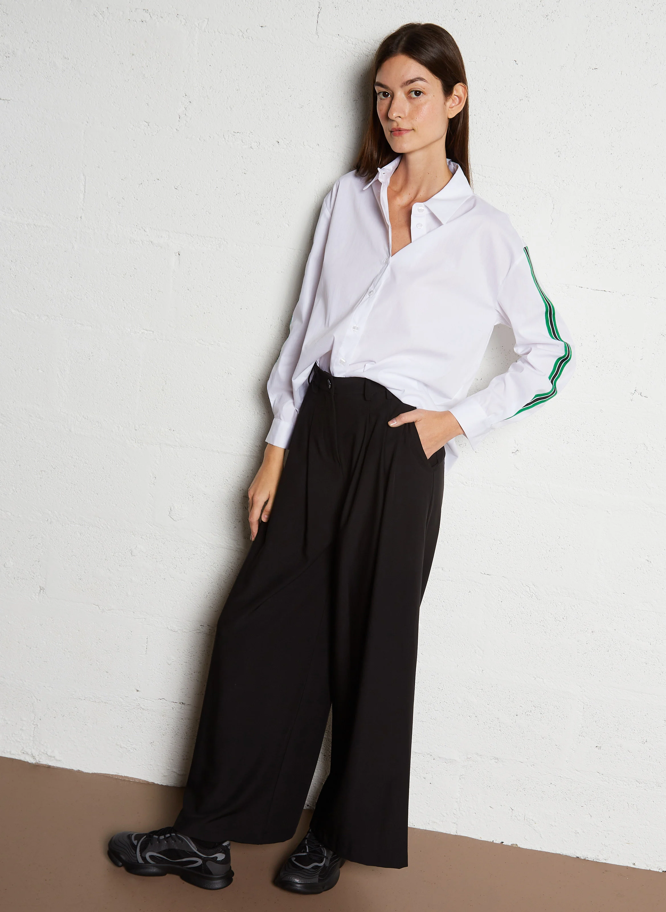 Pantalon à pinces | Noir