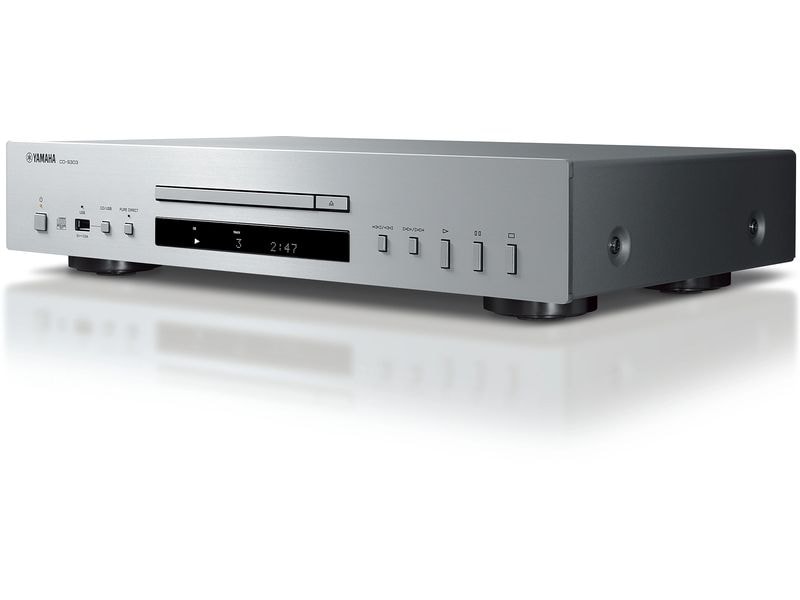 Yamaha CD-Player CD-S303 Silber CD-Player mit Pure Direct und Intelligent Digital Servo